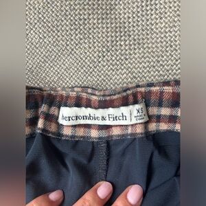 Abercrombie & Fitch plaid skort
